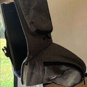 Gray baby seat carrier